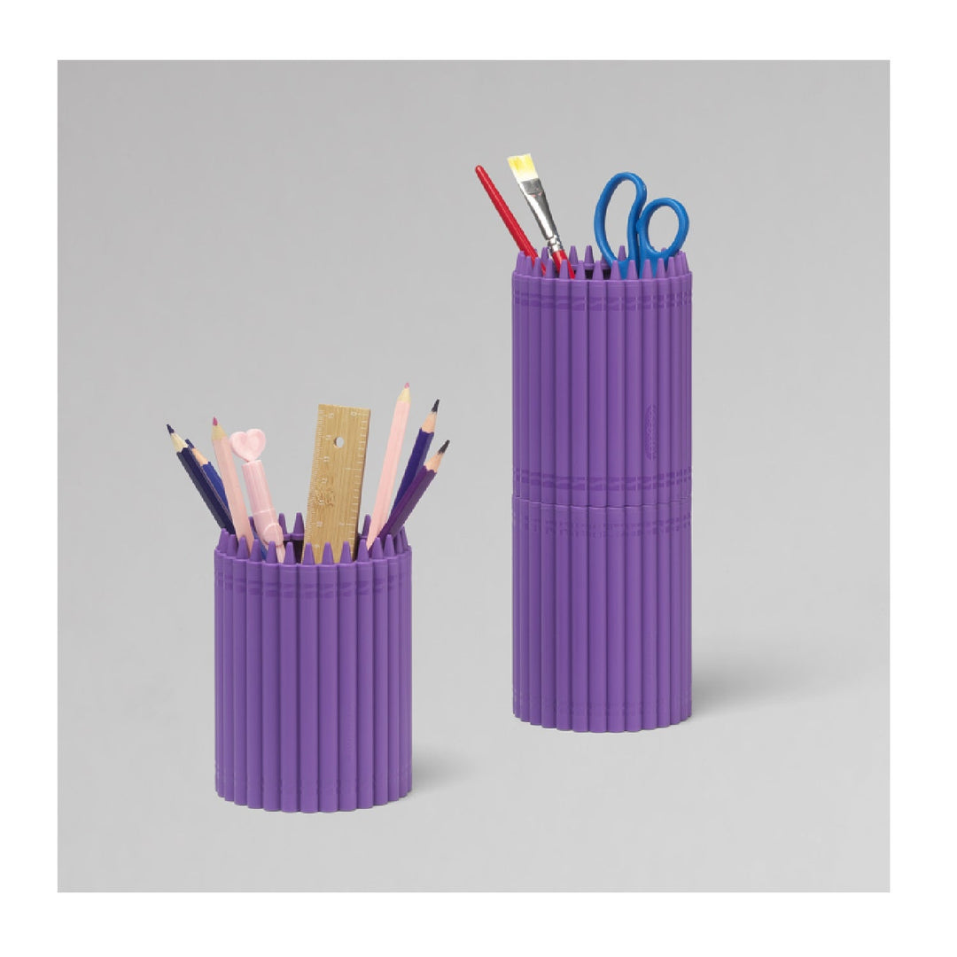 Organizator de birou Crayola pentru rechizite școlare mov