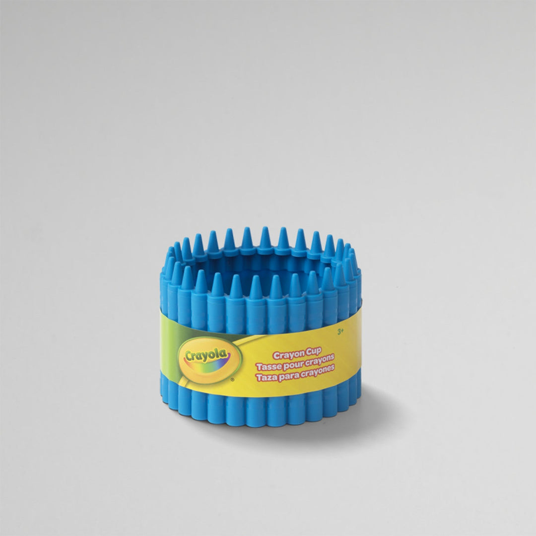 Suport de creion rotund Crayola albastru