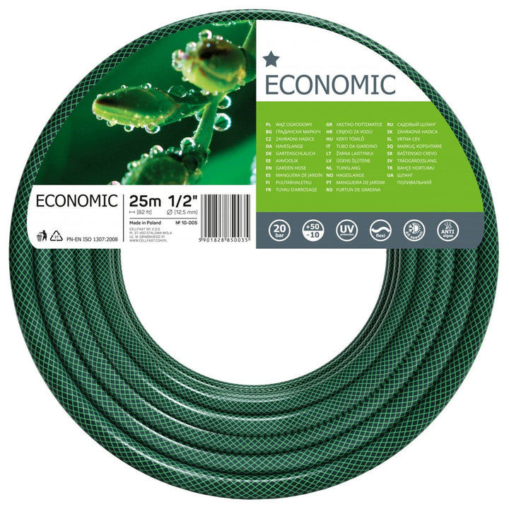 Cellfast Economic 1/2" 25 m trodijelna vrtna crijeva