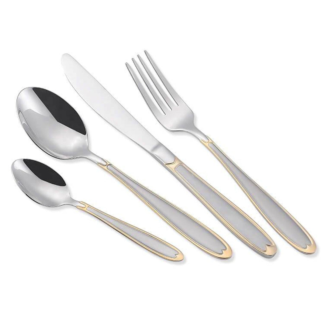 Set pribora za jelo od 24 dijela Maestro MR-1515G-24 od nehrđajućeg čelika