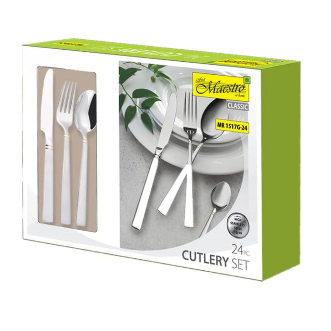 Set pribora za jelo od 24 dijela Maestro MR-1517G-24 od nehrđajućeg čelika