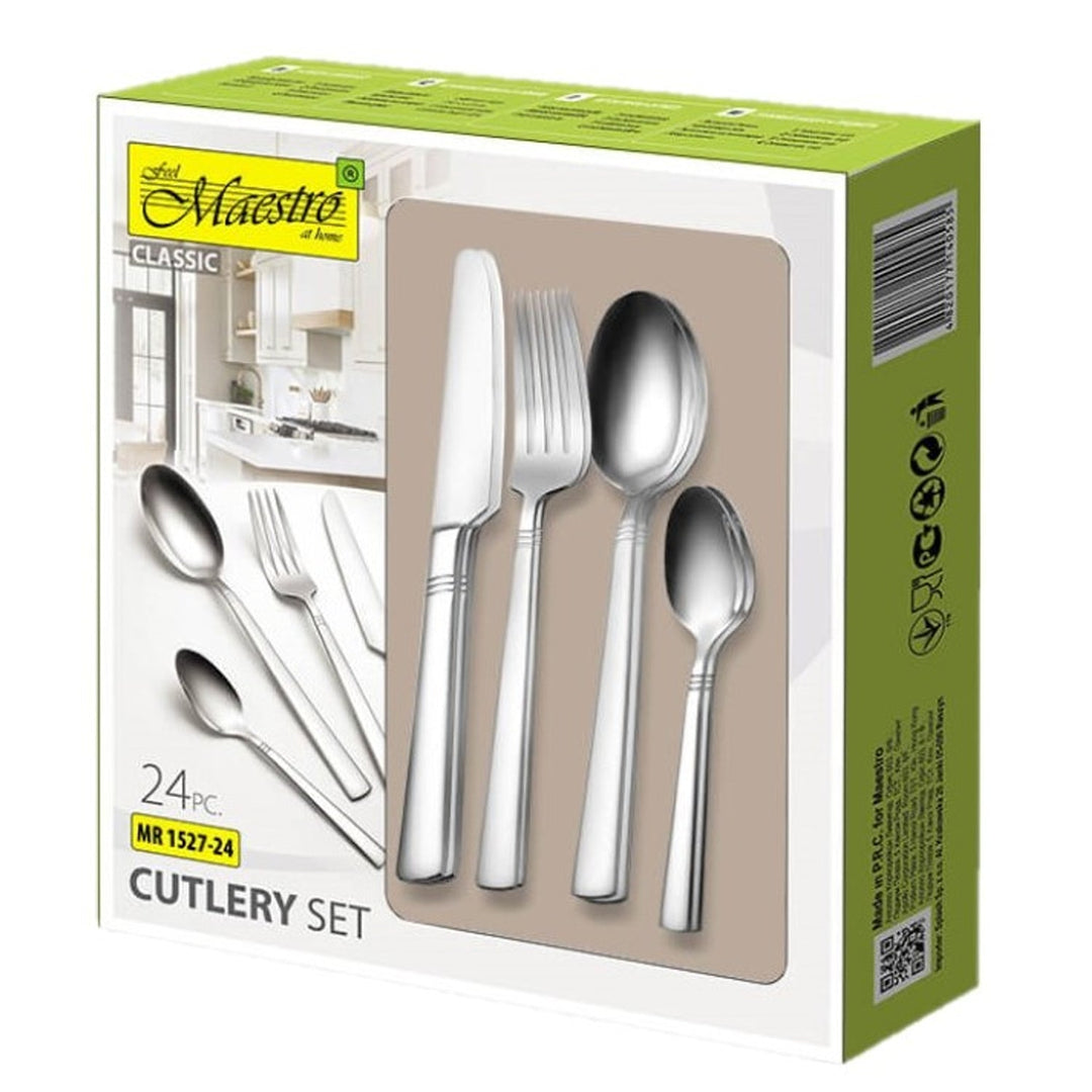 Set pribora za jelo od 24 dijela Maestro MR-1527-24 od nehrđajućeg čelika