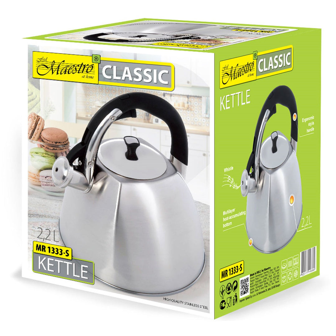 Maestro MR-1333-S kuhalo od nehrđajućeg čelika, 2,2 l, promjer dna 19 cm