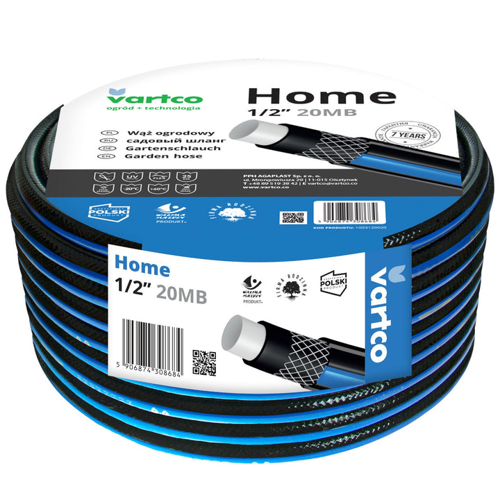 Vartco Home 1/2" 20m 4-slojna fleksibilna vrtna crijeva