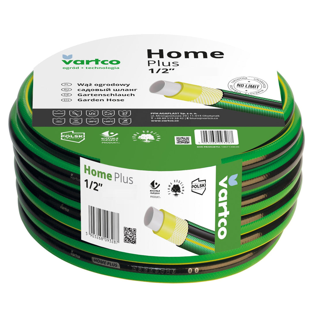 Vartco Home Plus 1/2" 50m 4-slojni vrtni crijevo