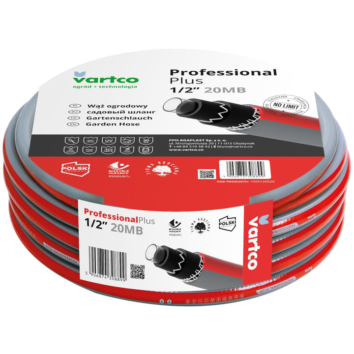 Vartco Professional Plus 1/2" 20 m 6-slojni vrtni crijevo