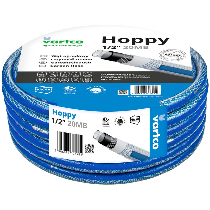 Vartco Hoppy 1/2" 20 m 6-slojna vrtna crijeva koja se ne uvija