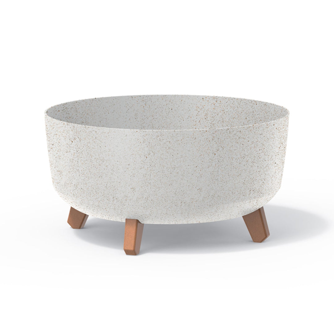 Gracia Low ECO Wood DGRL400LW-S449W saksija – bijela ECO boja