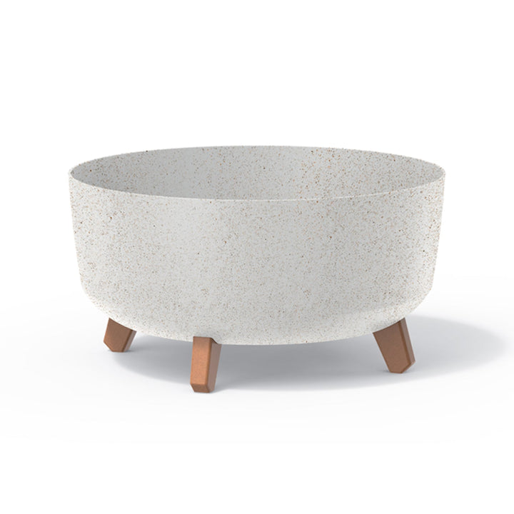 Gracia Low ECO Wood DGRL400LW-S449W saksija – bijela ECO boja