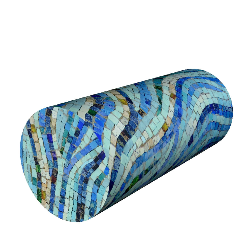 Jastuk za vrat, lumbalni valjak 40x15 cm, potporni valjak za jastuk, valjak od termoaktivne pjene, jastuk Mozaic