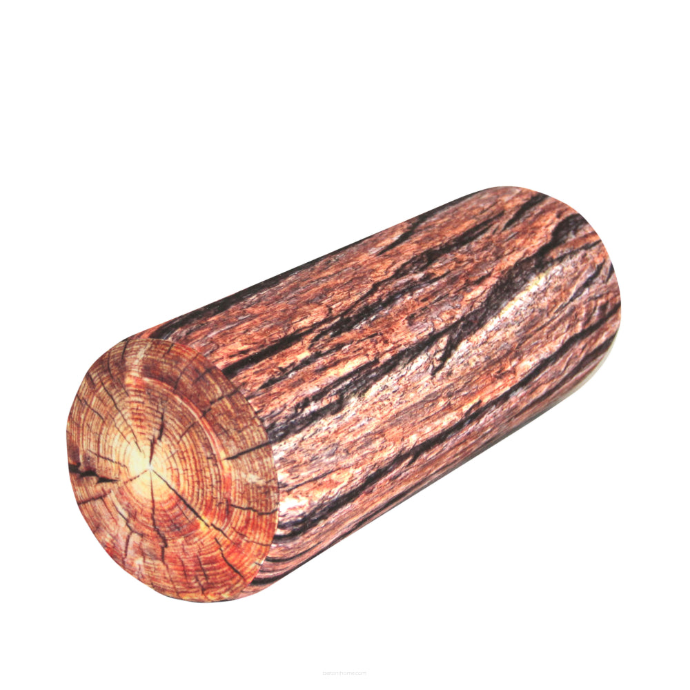 Jastuk za vrat, lumbalni valjak 40x15 cm, potporni valjak za jastuk, jastuk od termoaktivne pjene, valjkasti jastuk od akacije