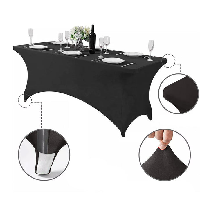 Elastična navlaka za stol za catering, crna GreenBlue, 180x75x74 cm, spandex, GB372
