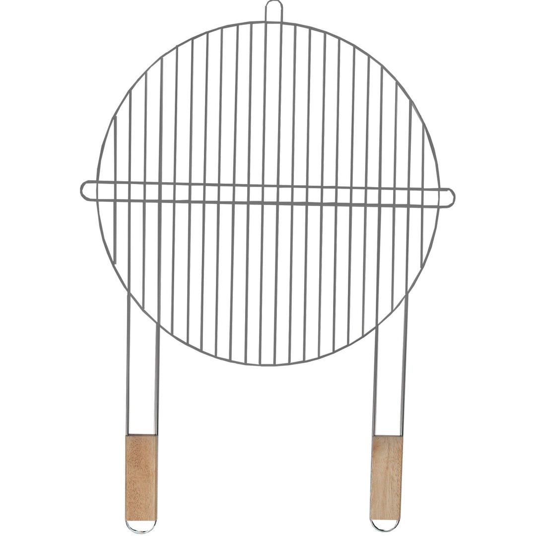 Kružna kromirana čelična rešetka za roštilj MG256, promjer 46 cm