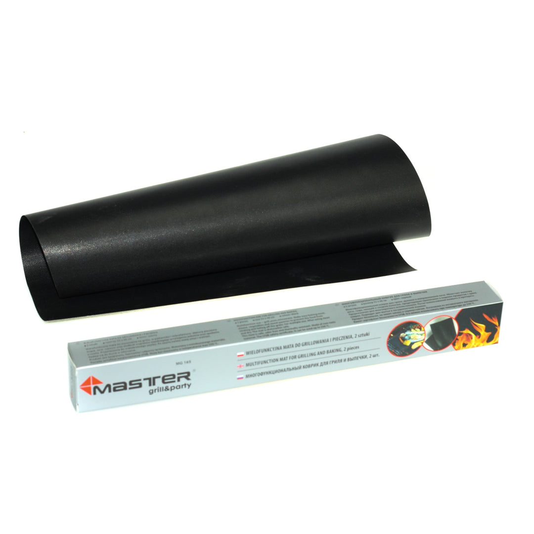 Set 2 folii antiaderente din teflon pentru gratar, Master Grill&amp;Party, 4 x 35 x 4cm