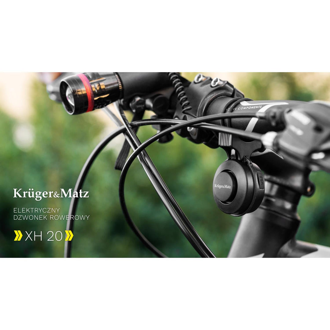 Kruger&amp;Matz XH20 električni biciklistički zvončić izrađen od visokokvalitetnih materijala