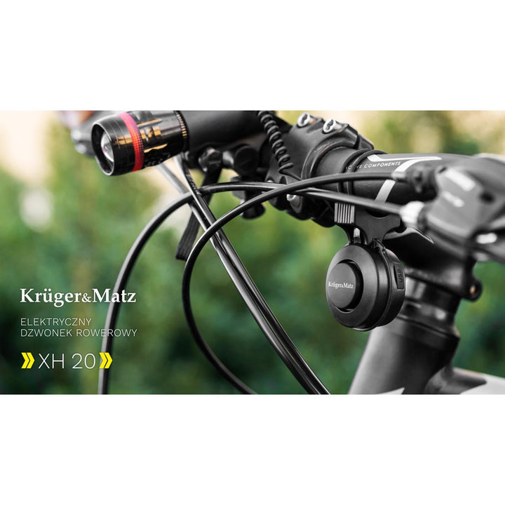 Kruger&amp;Matz XH20 električni biciklistički zvončić izrađen od visokokvalitetnih materijala