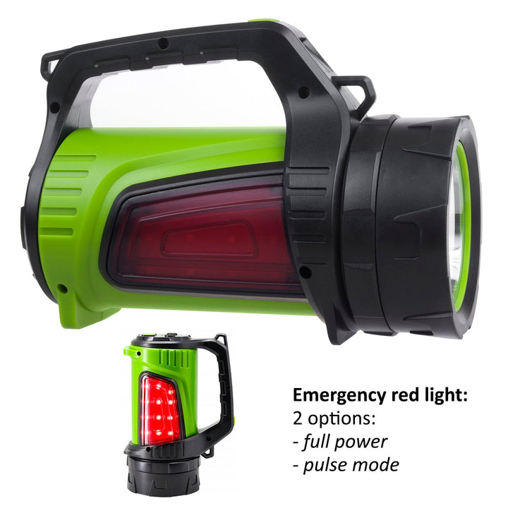 Maclean 3-u-1 LED svjetiljka, funkcija power bank, 3 načina osvjetljenja, 5W XM-L-T6, hladno bijela 6500K, 3,7V 3x18650, 4500mAh, MCE345
