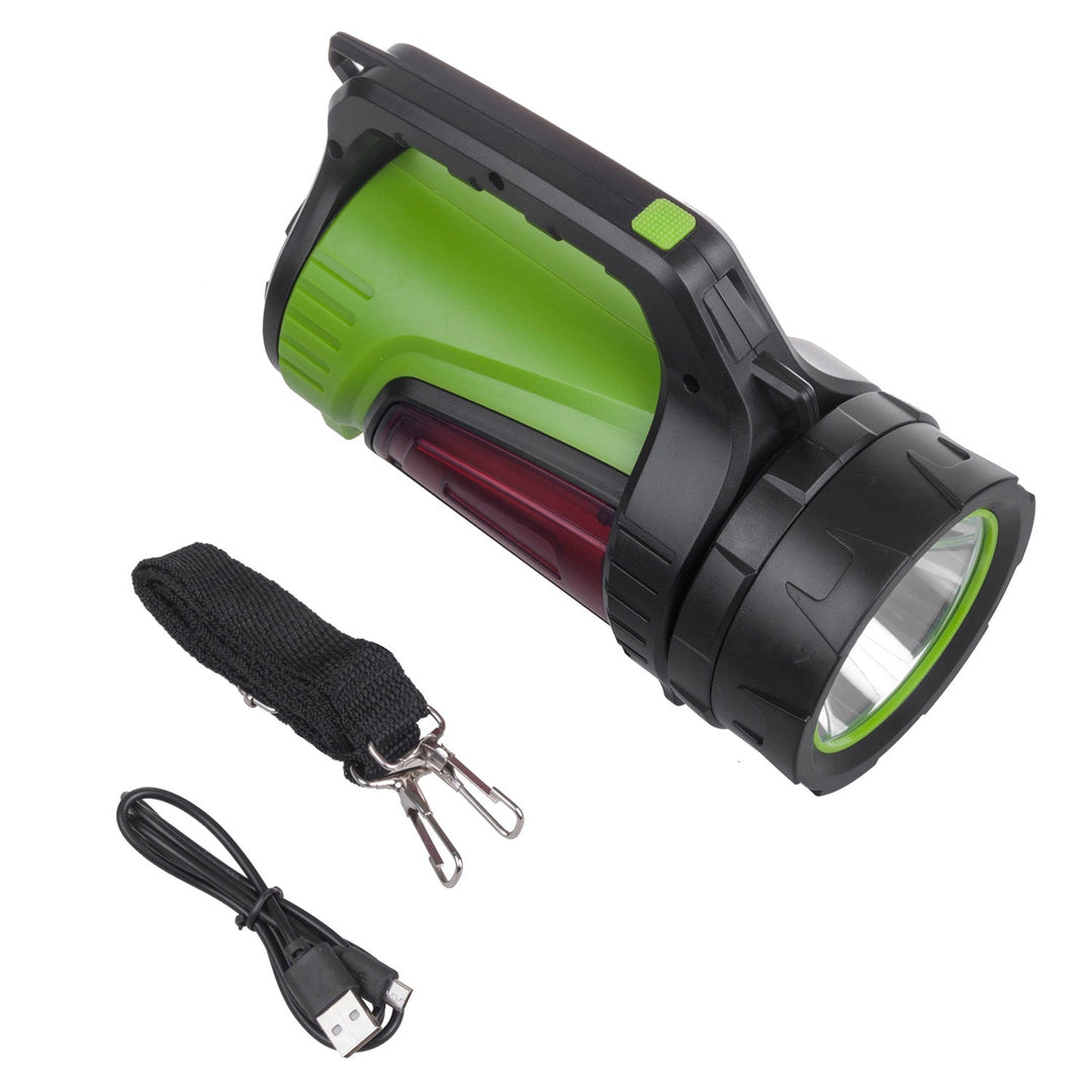 Maclean 3-u-1 LED svjetiljka, funkcija power bank, 3 načina osvjetljenja, 5W XM-L-T6, hladno bijela 6500K, 3,7V 3x18650, 4500mAh, MCE345