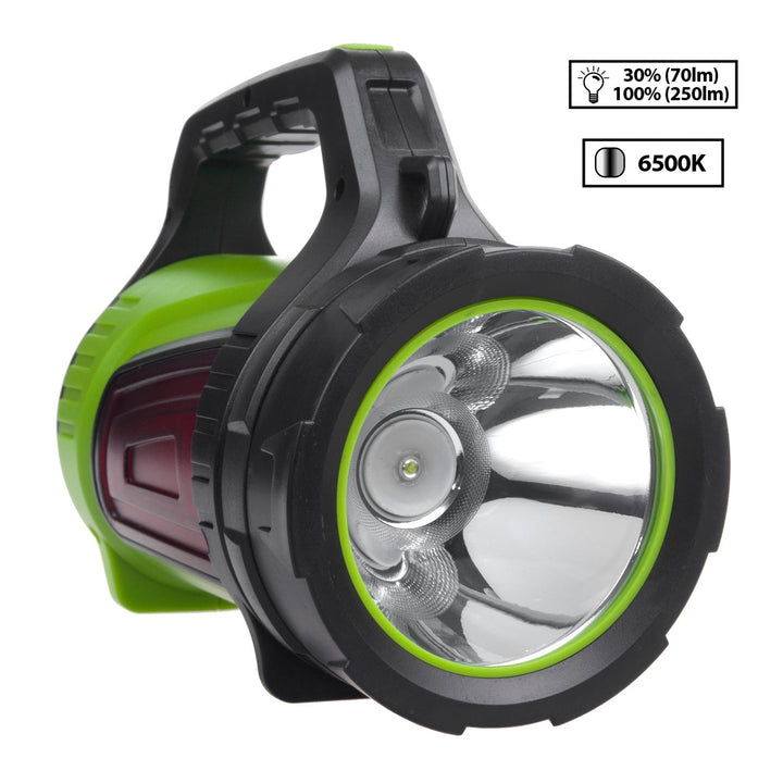 Maclean 3-u-1 LED svjetiljka, funkcija power bank, 3 načina osvjetljenja, 5W XM-L-T6, hladno bijela 6500K, 3,7V 3x18650, 4500mAh, MCE345