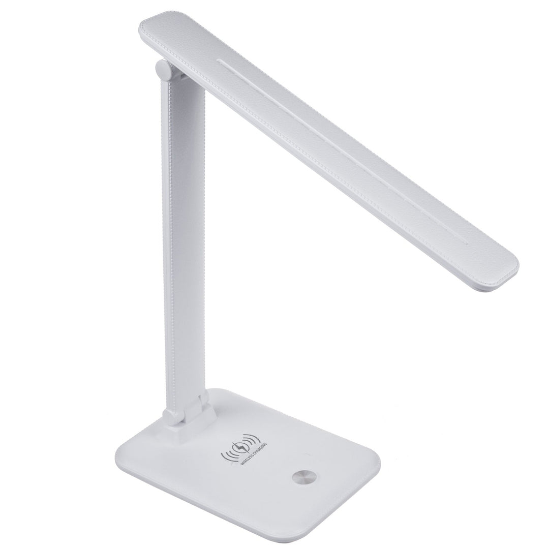 Maclean LED stolna lampa, max. 9 W, 220-240 V AC, promjenjiva boja, prigušiva, bežični punjač, 450 lm, MCE616 W