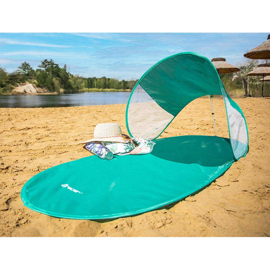 Tracer Mint instantna plažna prostirka s nadstrešnicom, 145 x 70 cm