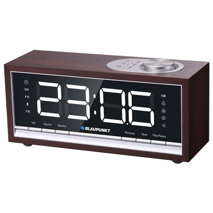 Bluetooth radio-budilica, FM PLL radio-budilica s memorijom za 60 postaja, dvostruki alarm, funkcija odgode, LED zaslon