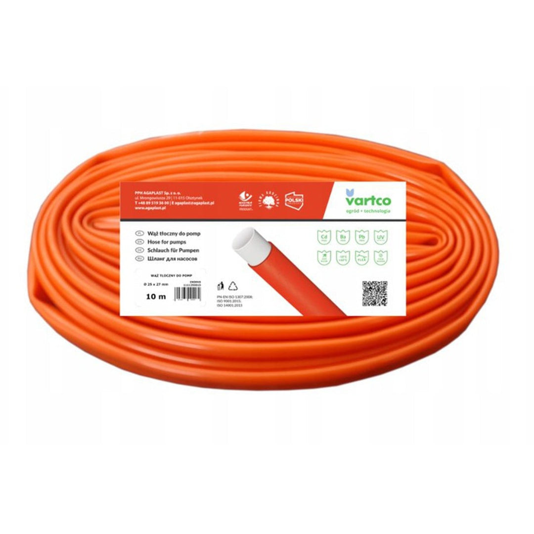 Visokotlačni crijevo za Vartco pumpe, 1" (25 mm), 10 m, dvoslojno