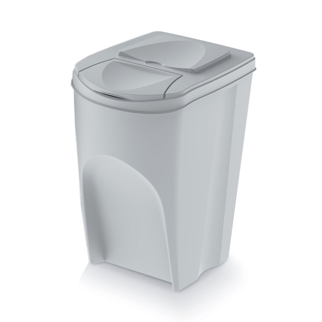 Cos pentru segregarea gunoiului Sortibox, IKWB, 35l, alb