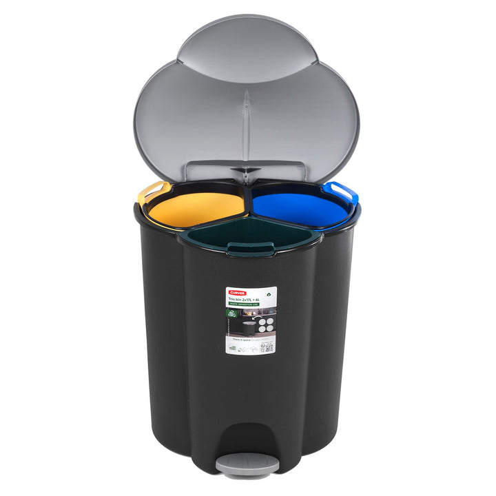Curver Trio 40L V2 kanta za razdvajanje otpada