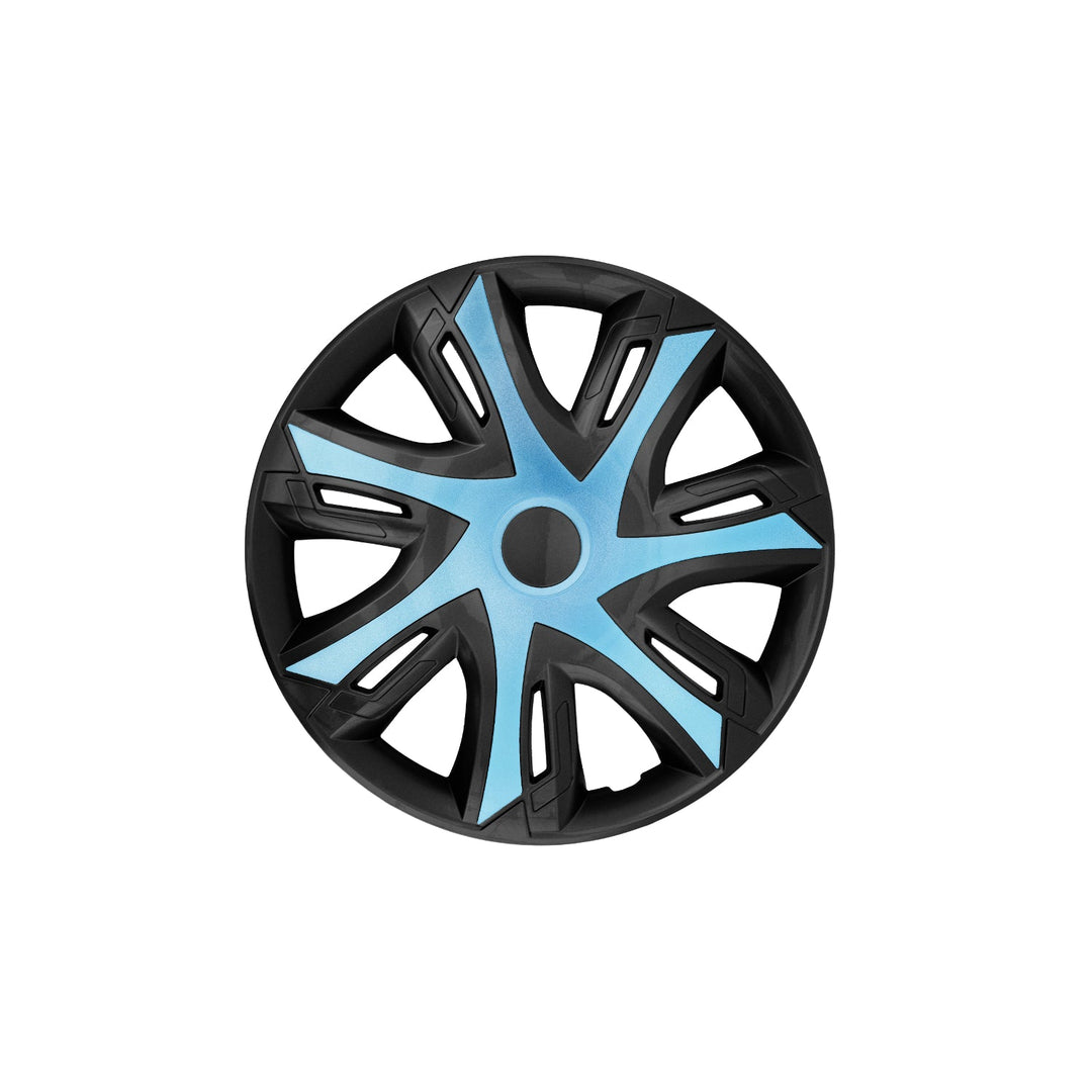 15" NRM N-Power poklopci kotača, dvodijelni azurno plava/crna, 4 komada.