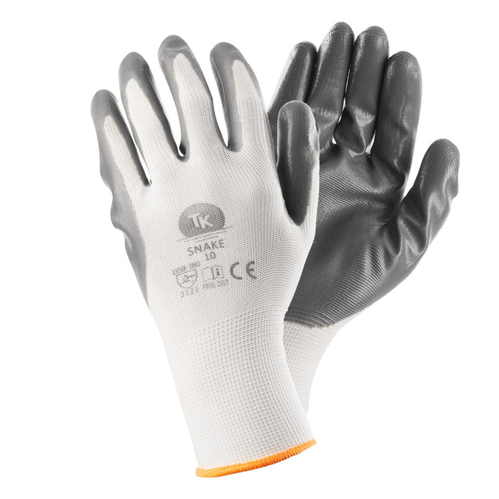 Set de 12 perechi de manusi de protectie din nitril, marimea S