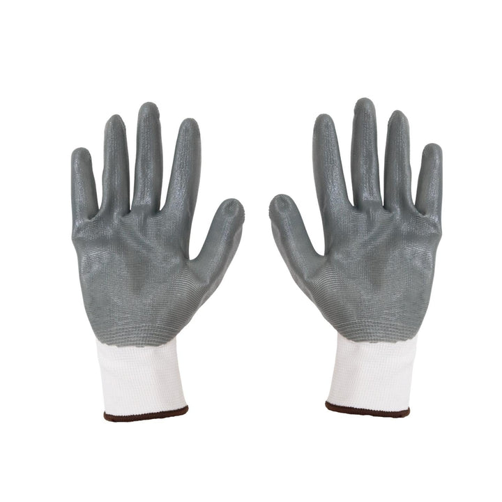 Set de 12 perechi de manusi de protectie din nitril, marimea M