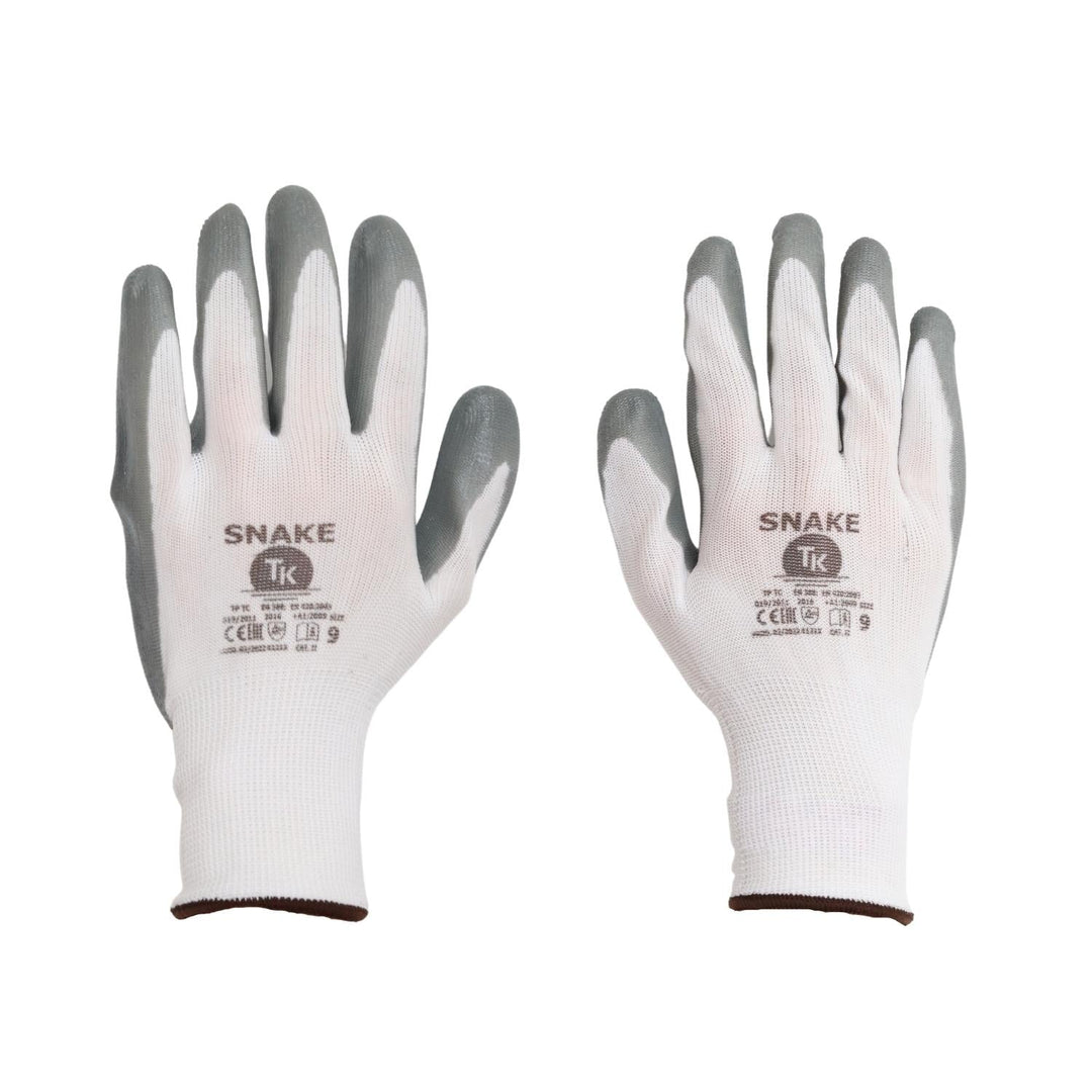 Set de 12 perechi de manusi de protectie din nitril, marimea M