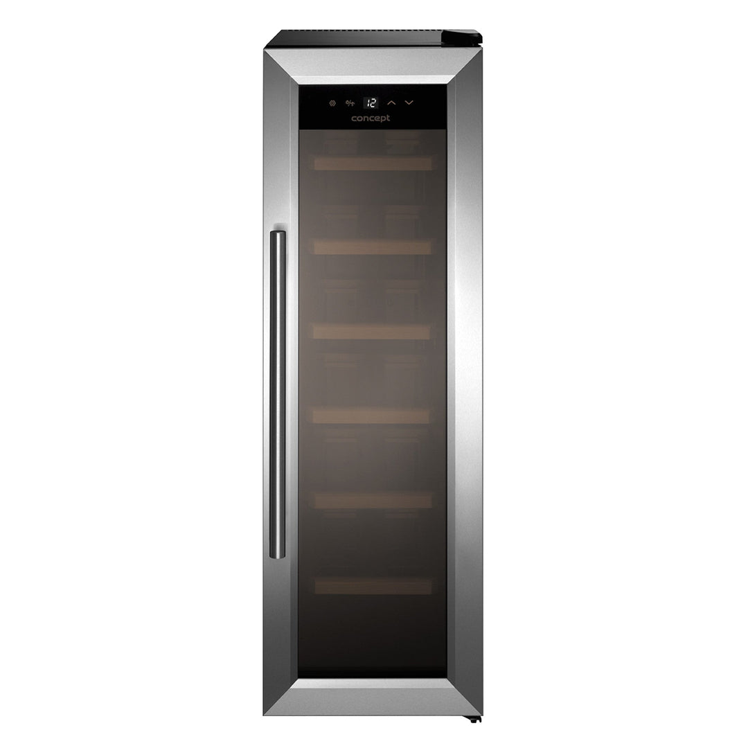 Racitor de vinuri Concept, VTE7014, clasa energetica G, 14 sticle, negru