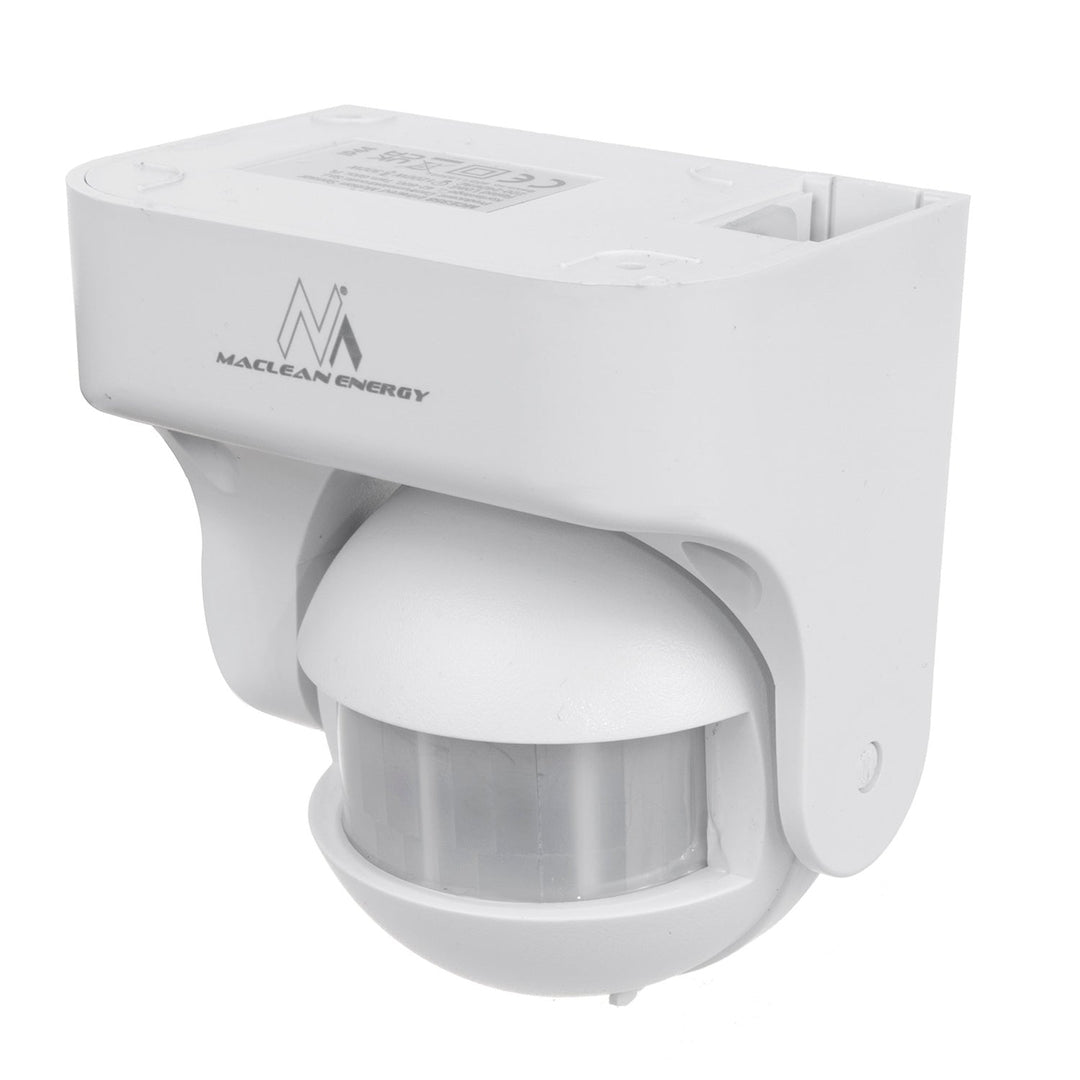 Maclean PIR senzor pokreta, infracrveni, IP44, bijeli, domet 12 m, max. opterećenje 800/1200 W, MCE358 W