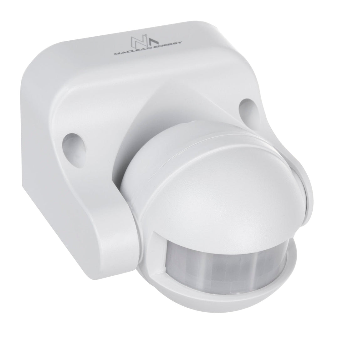 Maclean PIR senzor pokreta, infracrveni, IP44, bijeli, domet 12 m, max. opterećenje 800/1200 W, MCE358 W