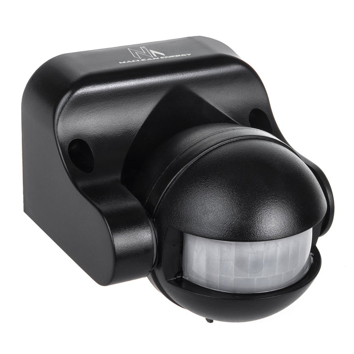 Maclean PIR senzor pokreta, infracrveni, IP44, crni, domet 12 m, max. opterećenje 800/1200 W, MCE358 B