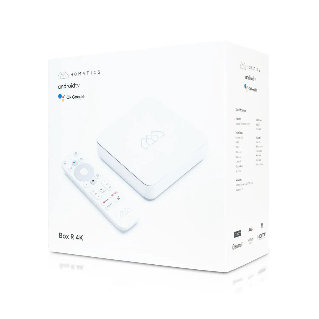 Homatics Box R Android TV 2 GB DDR RAM, 16 GB eMMC flash