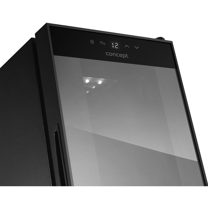 Racitor de vinuri Concept, VTE3012, 12 sticle, negru, 38L