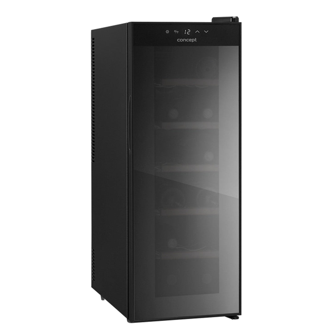 Racitor de vinuri Concept, VTE3012, 12 sticle, negru, 38L