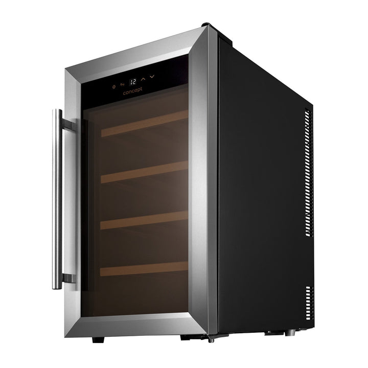Răcitor de vinuri Concept, VTE7015, 15 sticle, negru, 48L