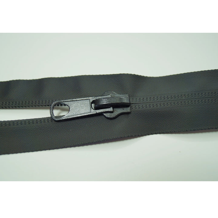 Fermoar 10 mm, lungime 220 cm, negru, impermabil, dublu