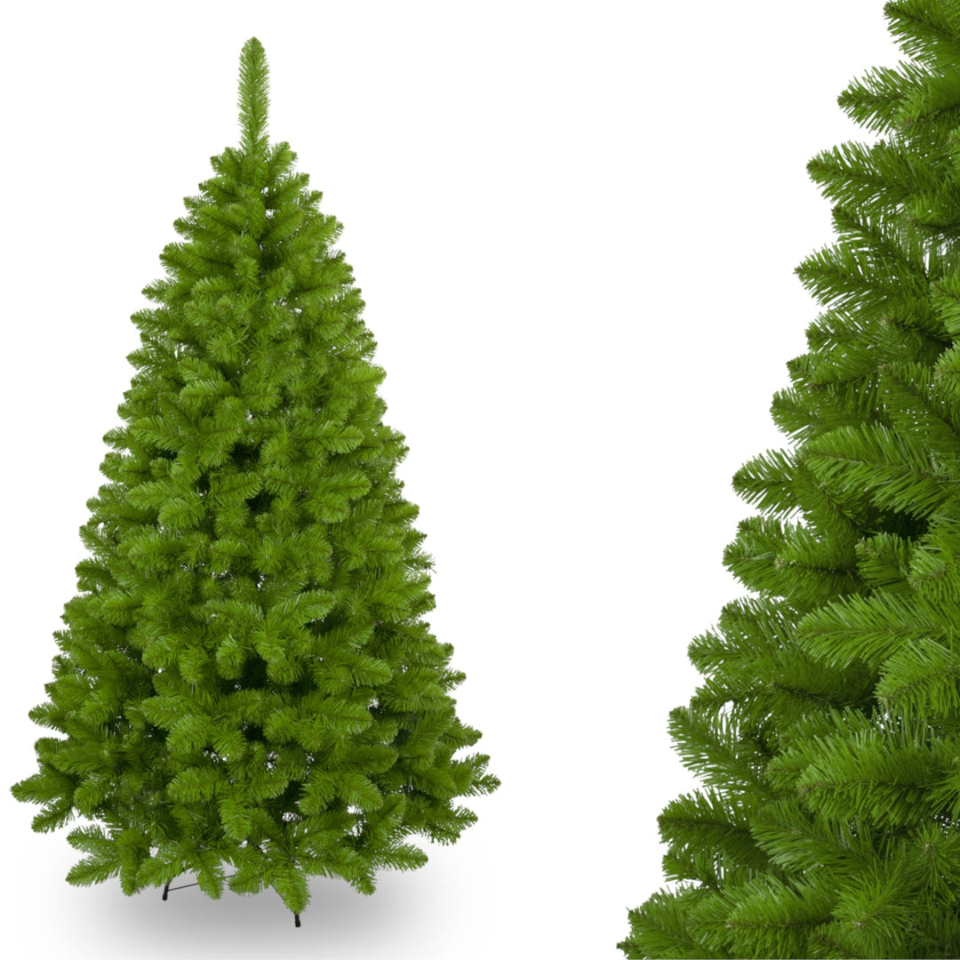 Brad artificial Caucazian, PVC, 150 cm, verde, calitate inalta