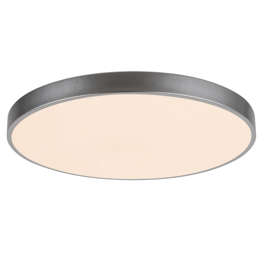 Stropna svjetiljka Tesia, ind. Ceil.LED 60W, srebrna, D60 cm - stropno svjetlo