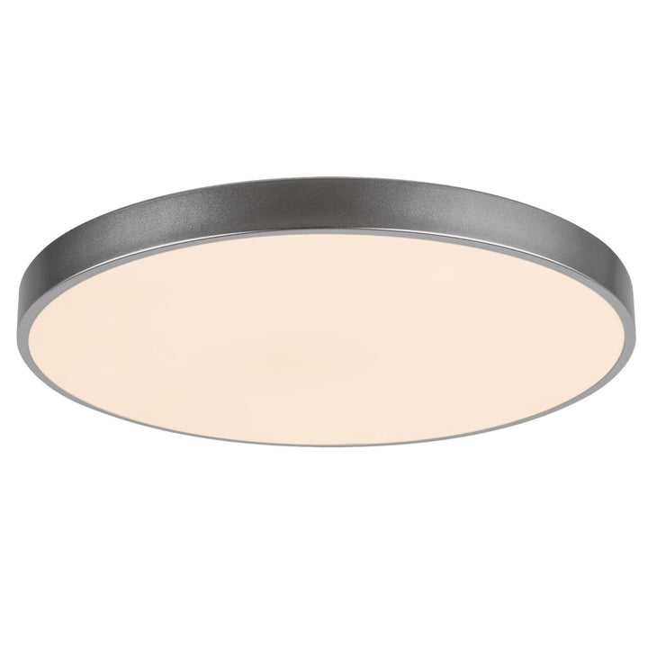 Stropna svjetiljka Tesia, ind. Ceil.LED 60W, srebrna, D60 cm - stropno svjetlo