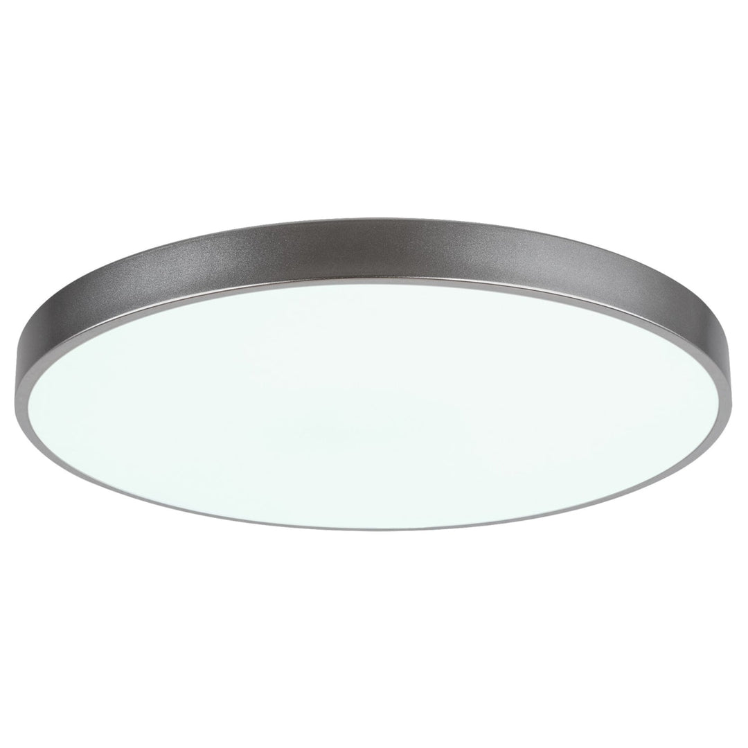 Stropna svjetiljka Tesia, ind. Ceil.LED 60W, srebrna, D60 cm - stropno svjetlo