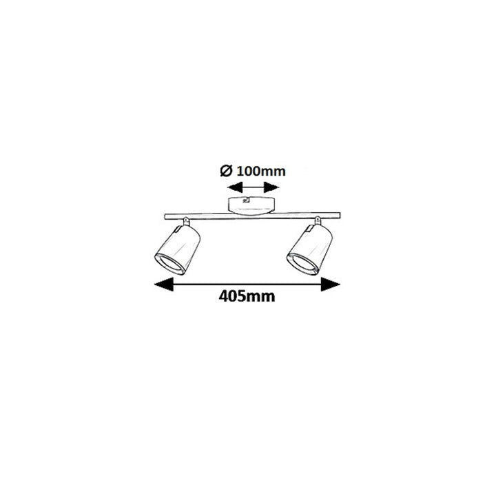 Bara spot Solange, Rabalux, LED 12W, metal, alb, IP20