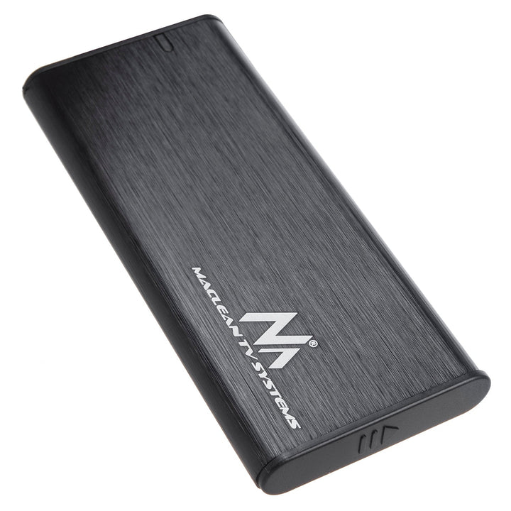 Kućište za pogon Maclean Drive, SSD M.2, NVMe (PCIe), NGFF (SATA), USB 3.1, dimenzije 2230/2240/2260/2280, aluminijsko kućište, MCE443