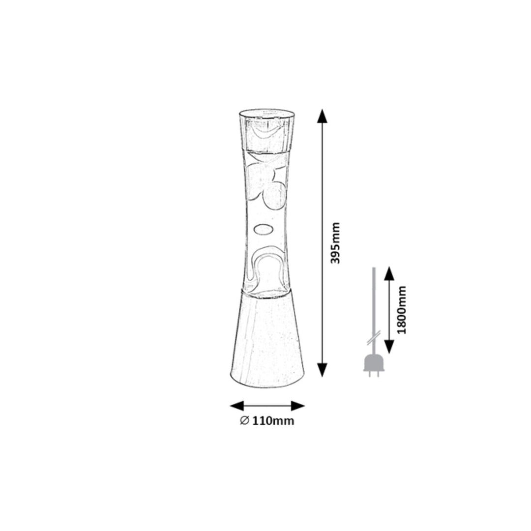 Minka, lava lampa Gy6.35 20W, 39,5 cm dugina - dekorativna lampa