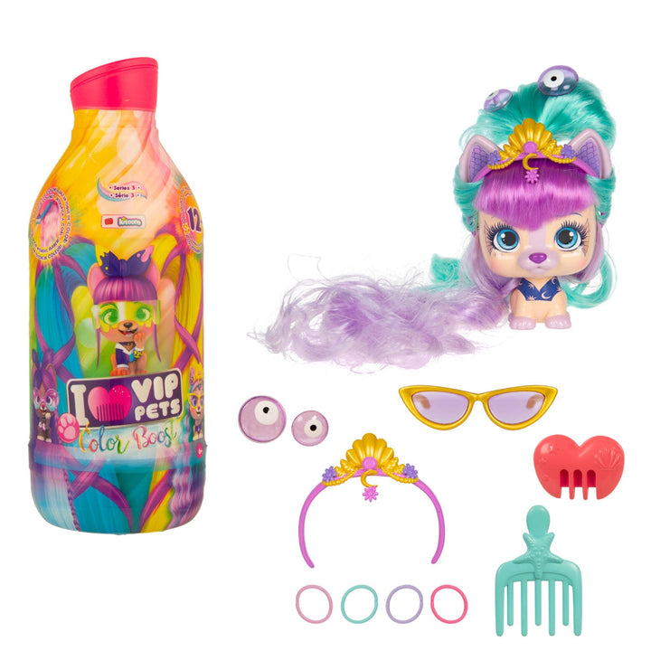 Păpușă Vip Pets Color Boost S3 mix cu accesorii - trimisă aleatoriu